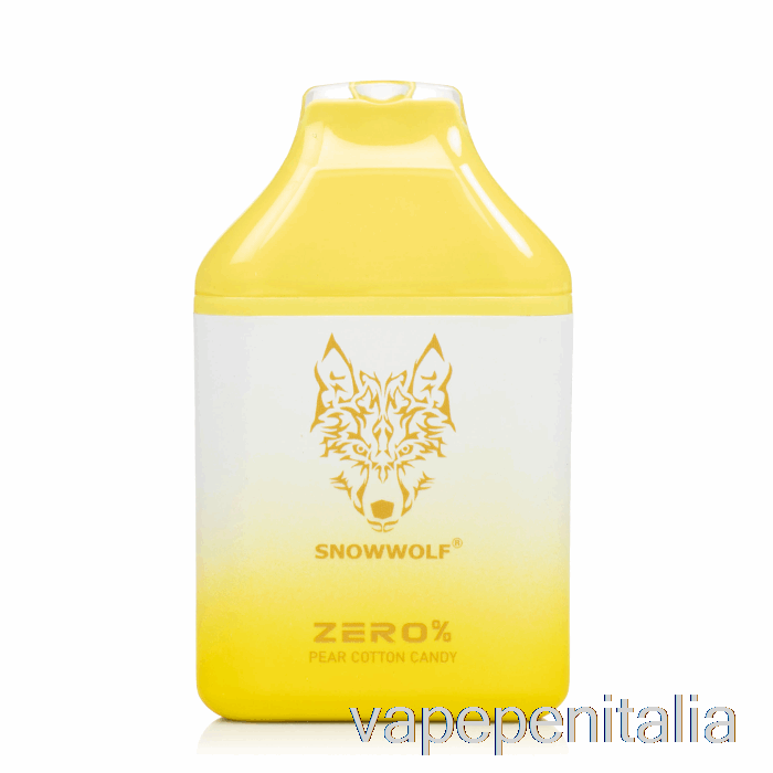 Vape Italia Snowwolf Zero 5500 0% Zucchero Filato Usa E Getta Senza Nicotina